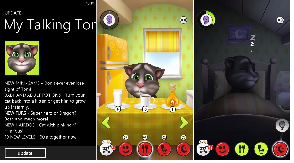 My Talking Tom gets updated with new features.