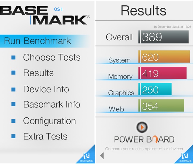 Basemark benchmarking