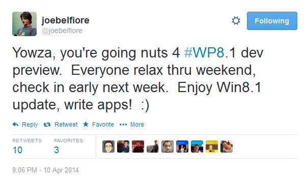 wp8.1 dev preview