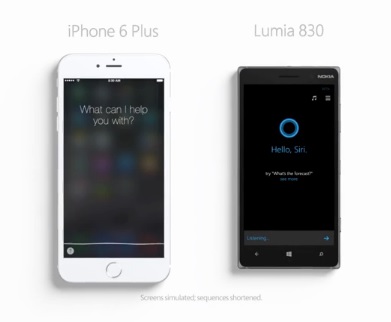 Siri vs Cortana