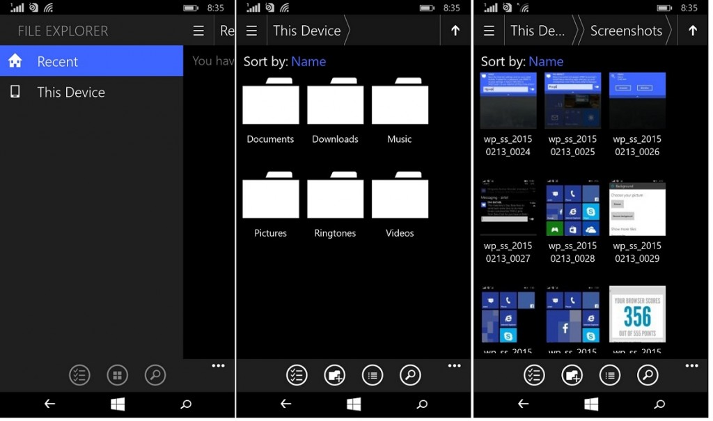 Win 10 File explorer