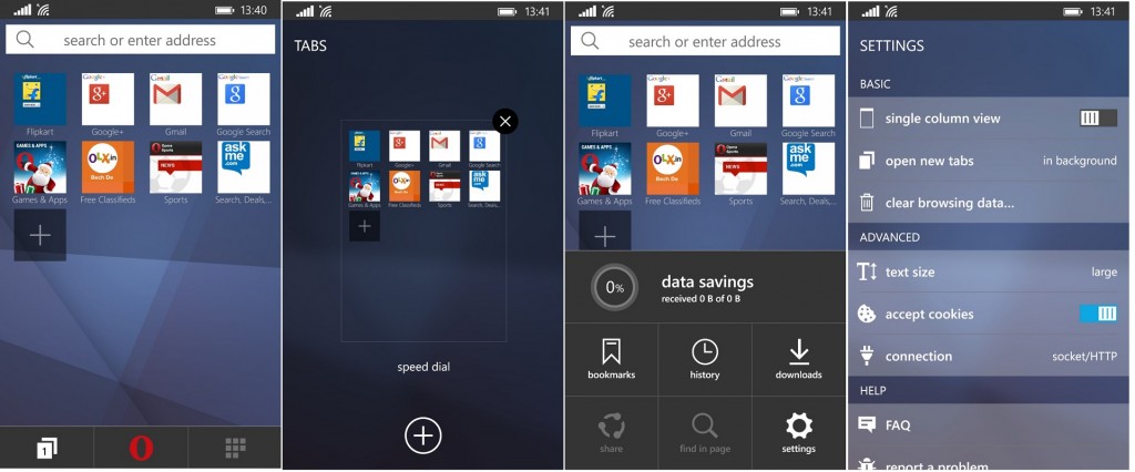 Opera Mini Beta NPU