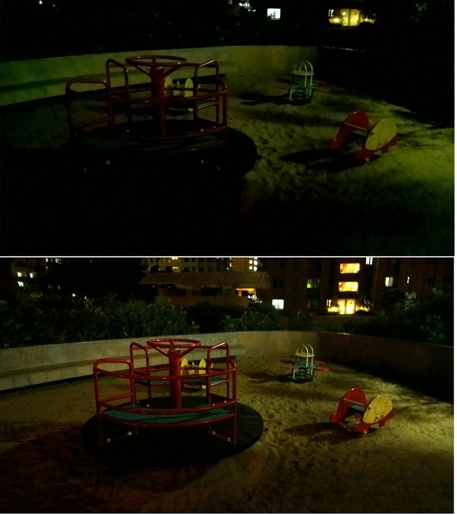 Lumia 540 vs 1020 without flash