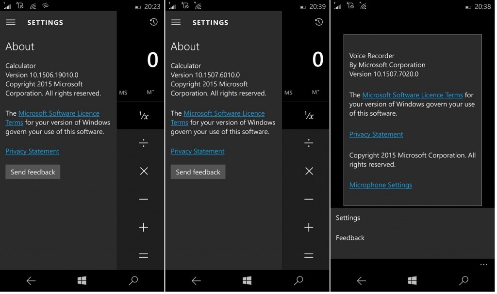 Calculator & recorder win 10