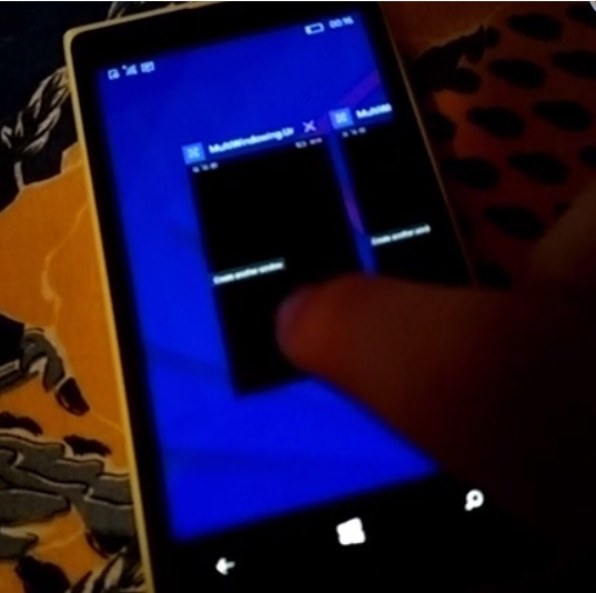 Mobile multiple windows