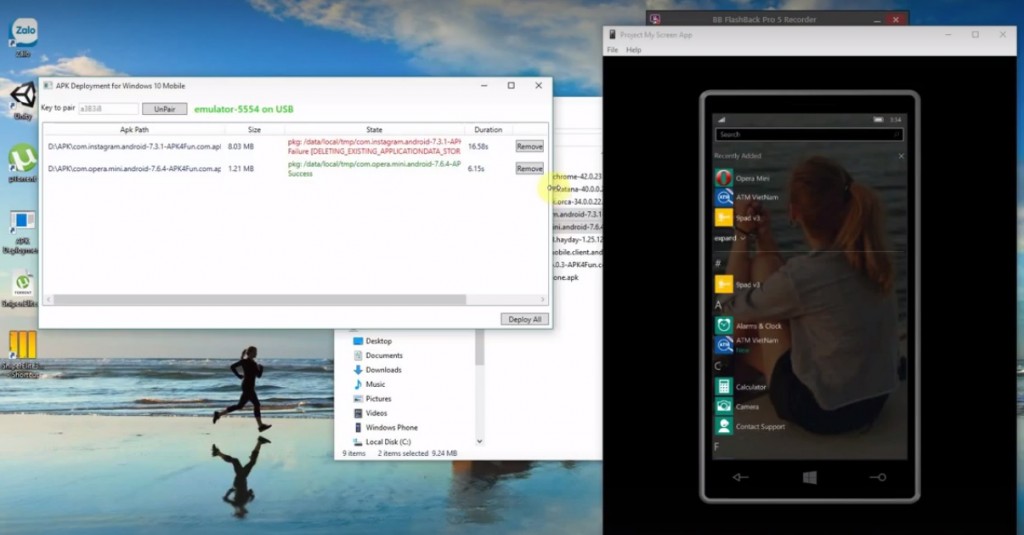 APK deployment tool