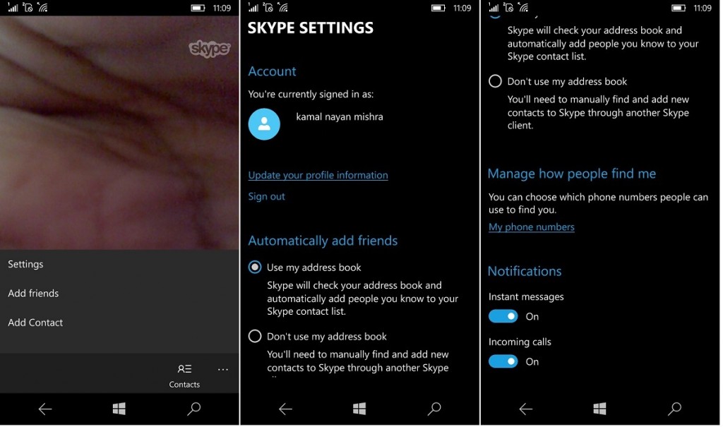Skype Messaging update