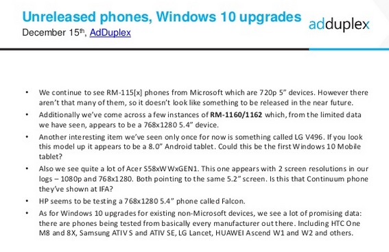 Adduplex leak
