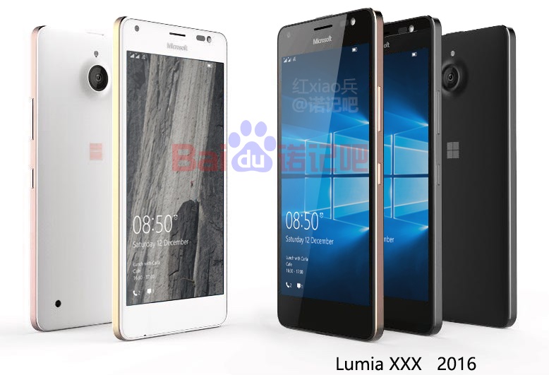 Lumia 850 Renders