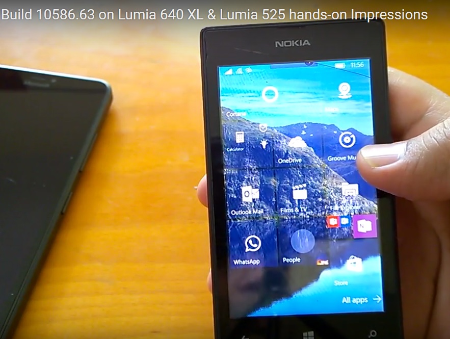Build 10586.63 video