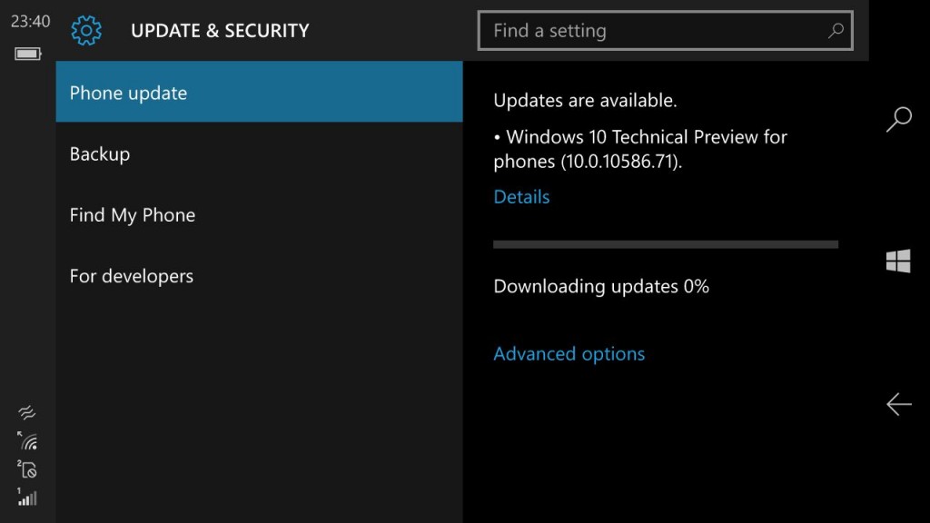 Build 10586.71