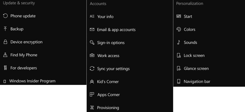 Windows 10 Mobile Build 14342