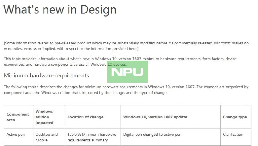 Windows 10 Version 1607