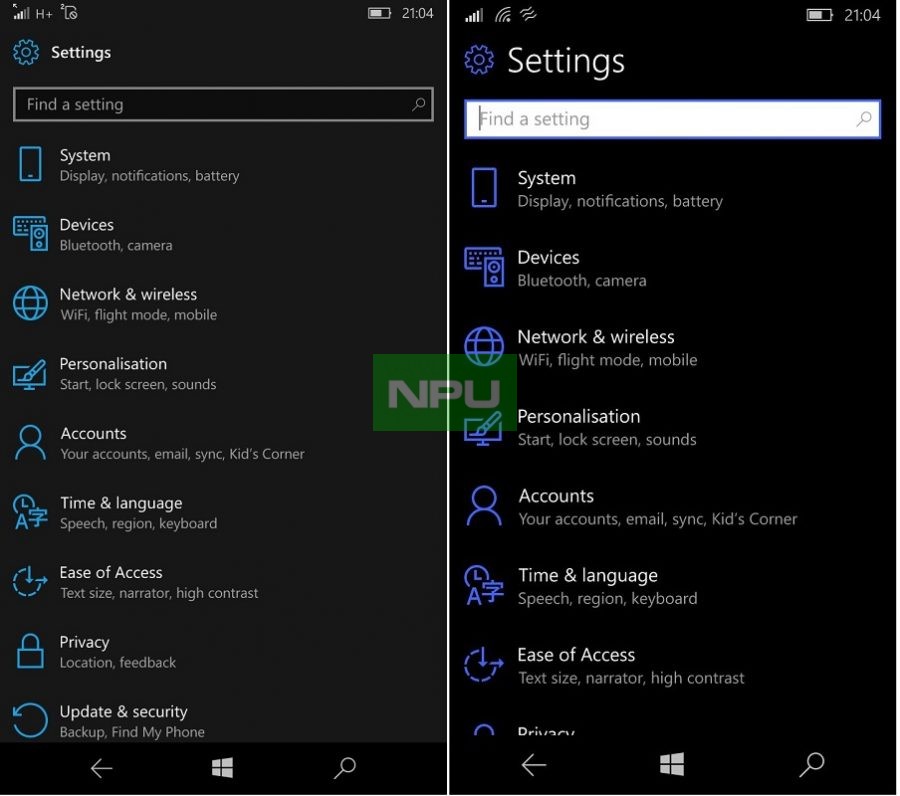 Build 14352 before after 1