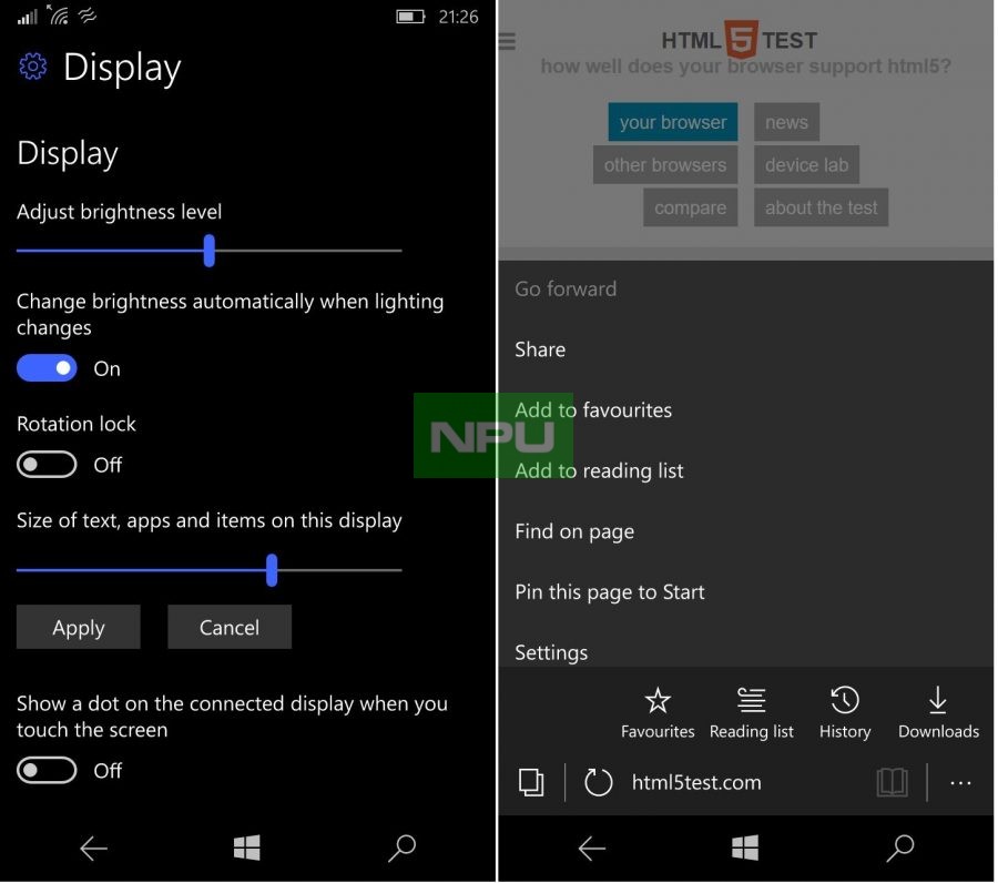 Build 14356 UI changes 2