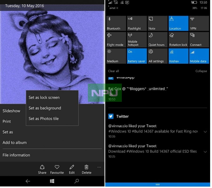 Build 14367 new unreported changes