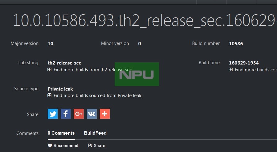 Build 10586.493 (10.0.10586.493)